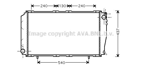 AVA QUALITY COOLING Radiaator,mootorijahutus SU2043